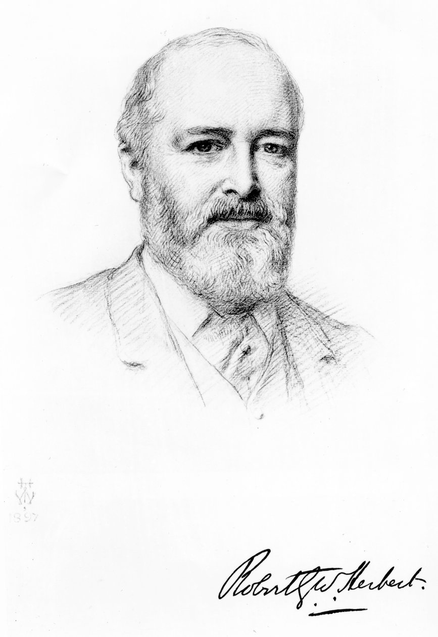 Sir Robert Herbert, 1897 alkotó: Henry Tanworth Wells