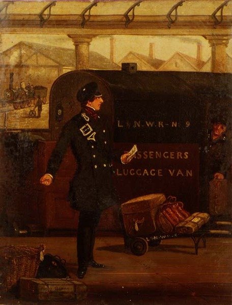 Őr, L & N-W. R. Csomagszállító furgon alkotó: Henry Thomas Alken