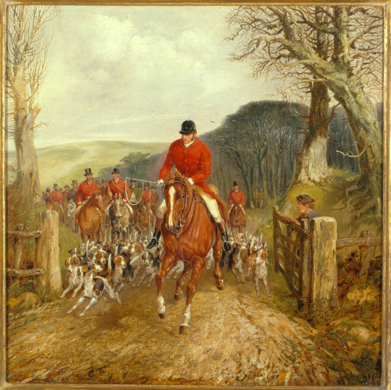 Vadászat Egy kapun át alkotó: Henry Thomas Alken