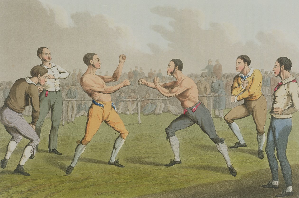 A Prize Fight, aquatinta I. Clark, pub. Írta: Thomas McLean, 1820 (akvatinta) alkotó: Henry Thomas Alken