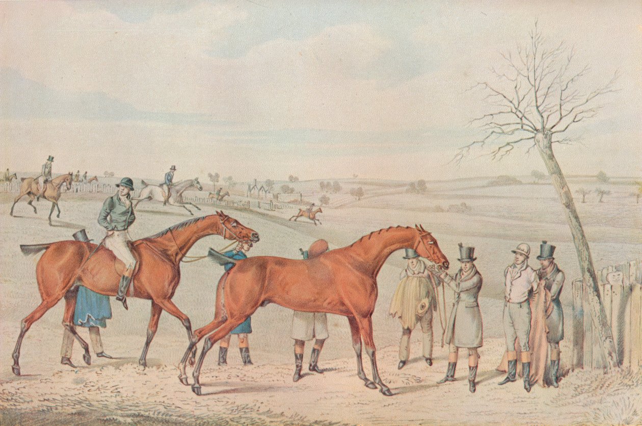 Egy akadályverseny: A győztes, 1827 alkotó: Henry Thomas Alken