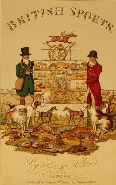 „British Sports”, pub. írta Thomas McLean alkotó: Henry Thomas Alken