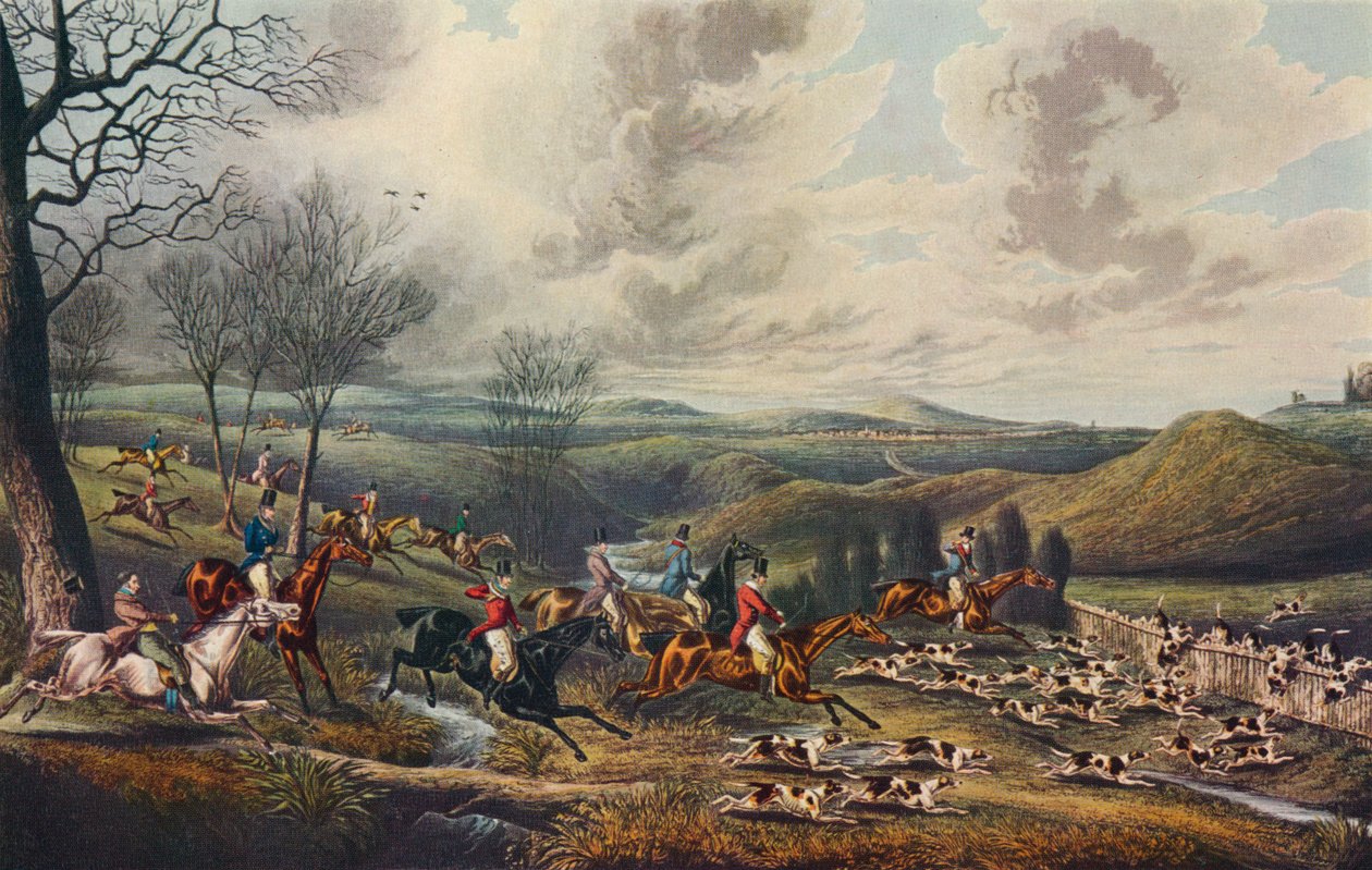 „Chase of the Roebuck: Full Cry”, 1800, 1922 alkotó: Henry Thomas Alken