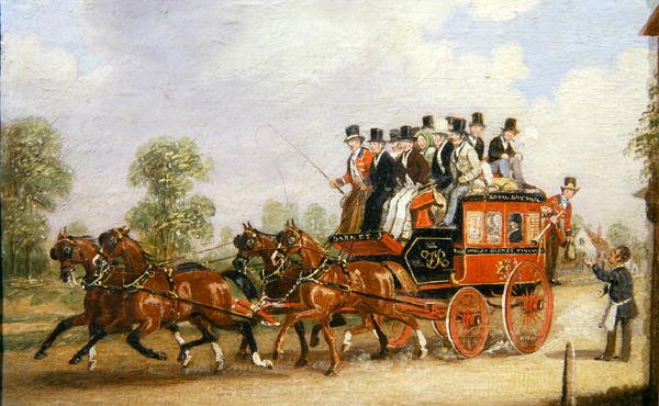 Edzői jelenet (olaj, vászon) alkotó: Henry Thomas Alken