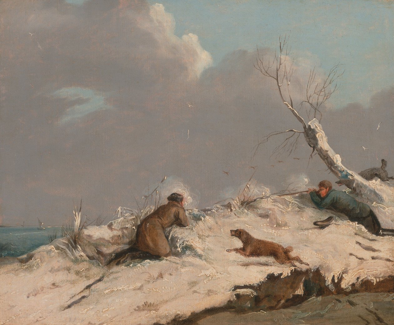 Kacsa lövés télen alkotó: Henry Thomas Alken