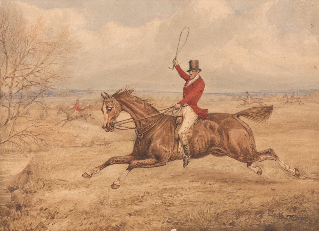 Szemben egy patakkal alkotó: Henry Thomas Alken