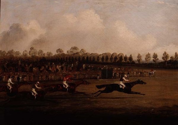 A Doncaster St. Leger befejezése alkotó: Henry Thomas Alken