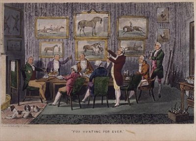 Fox Hunting For Ever, Nimród "A sportoló élete" című művéből alkotó: Henry Thomas Alken