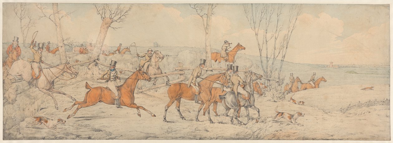Rókavadászat: Az indulás alkotó: Henry Thomas Alken