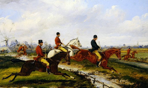 Vadászhely (gouache a panelen) (a párért lásd a 349142-es számot) alkotó: Henry Thomas Alken