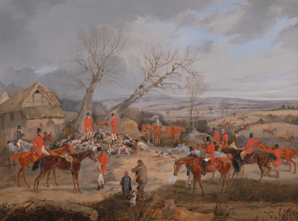 Vadászjelenet: The Kill, kb. 1840. alkotó: Henry Thomas Alken