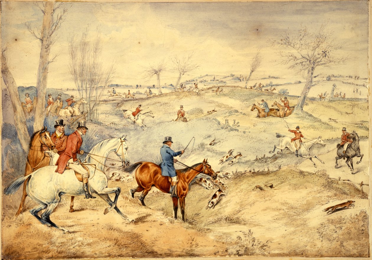 Vadászjelenetek: Tally-Ho alkotó: Henry Thomas Alken