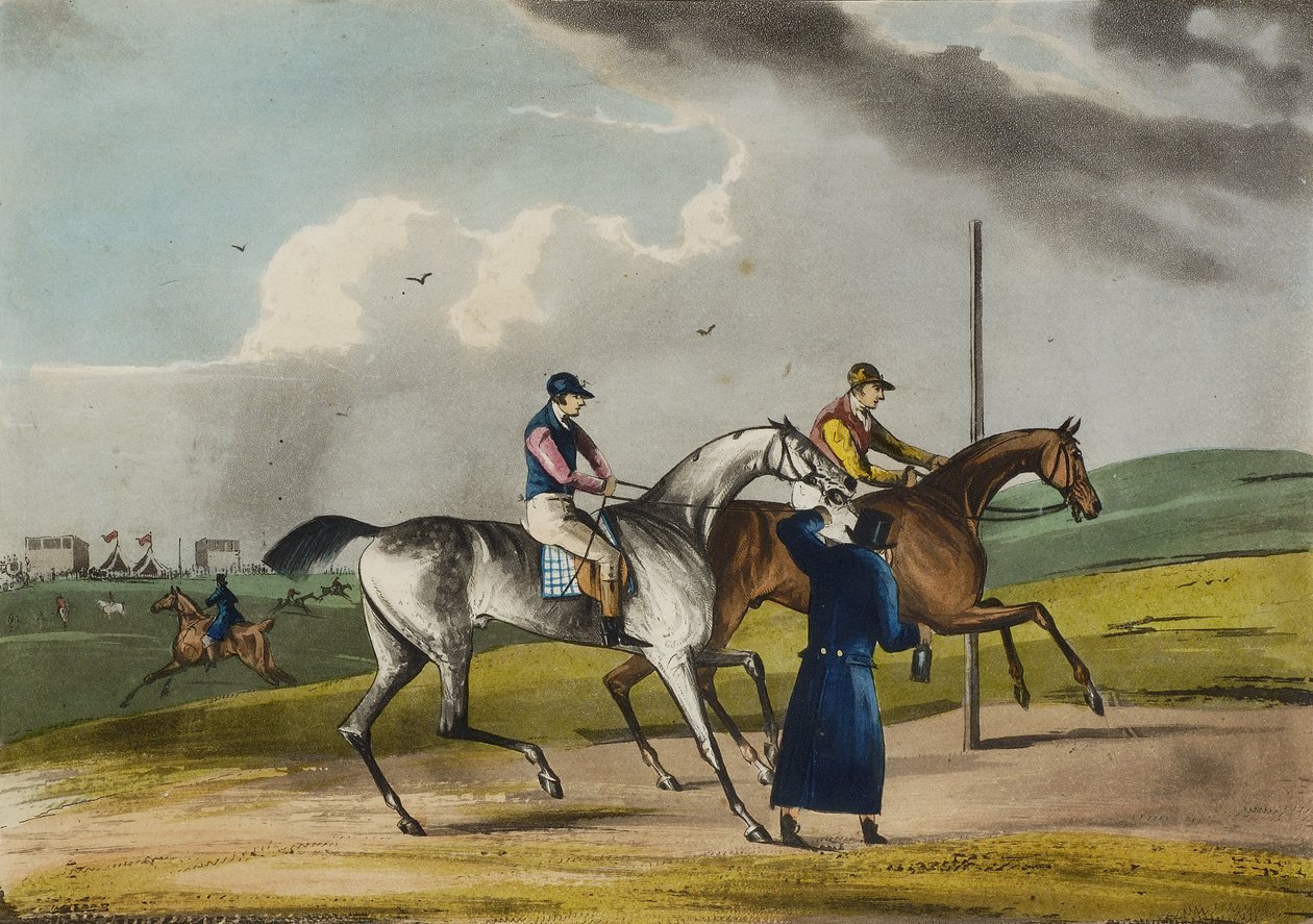 Felkészülés az indulásra (akvatinta) alkotó: Henry Thomas Alken