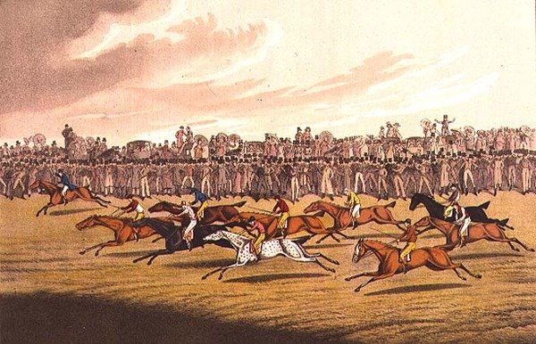 "Versenyzés", kocsma. írta Thomas McLean alkotó: Henry Thomas Alken