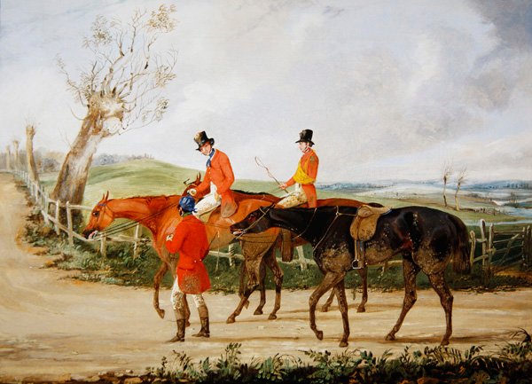 Hazatérés (olaj, vászon) alkotó: Henry Thomas Alken