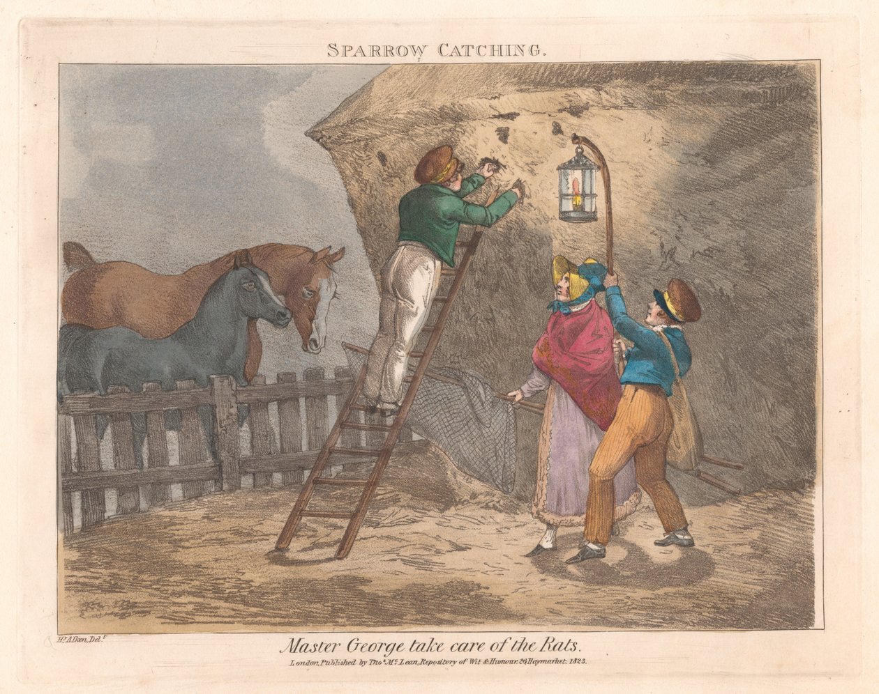 Tizenkét darabból álló sorozat [George mester életének jelenetei] alkotó: Henry Thomas Alken