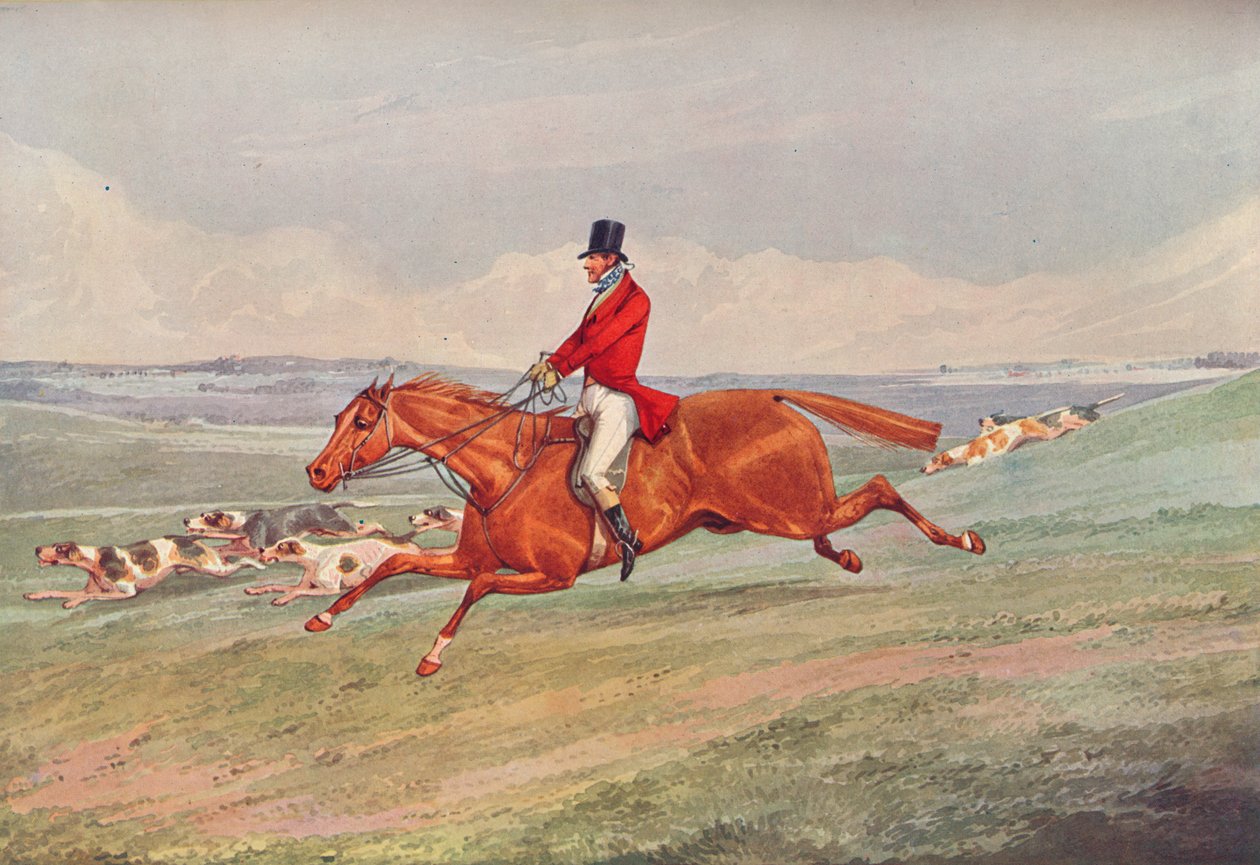 A vezetés átvétele, 1906 alkotó: Henry Thomas Alken