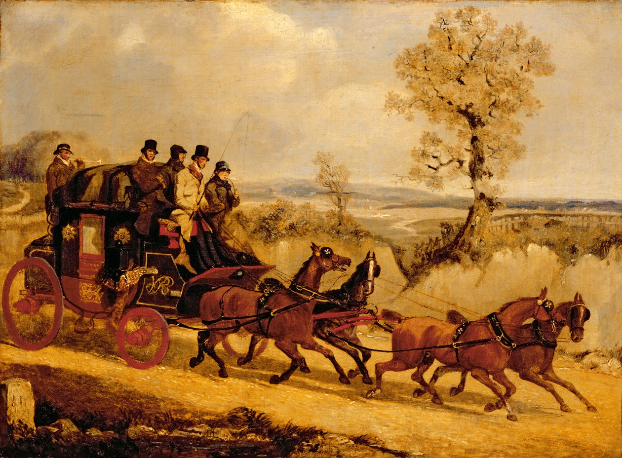 A Dover Coach lefelé megy alkotó: Henry Thomas Alken