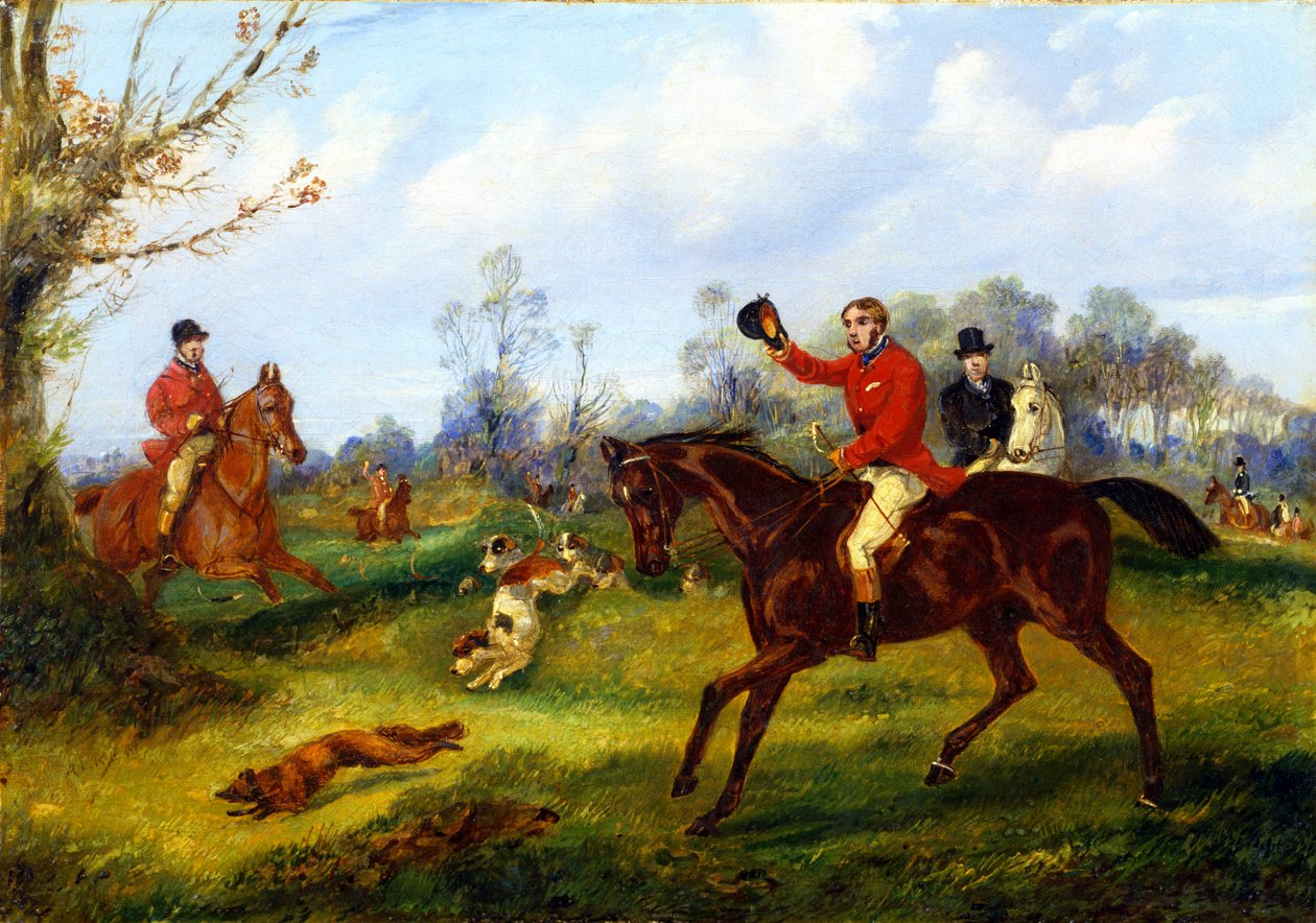 A lelet, 1840 körül alkotó: Henry Thomas Alken