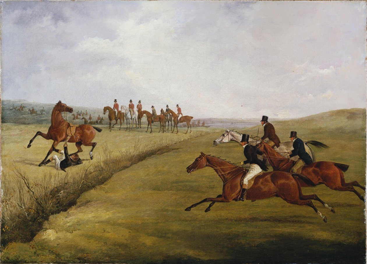 A Grand Leicestershire-i akadályverseny, 1829. március 12.: A katasztrófa csúcspontja alkotó: Henry Thomas Alken