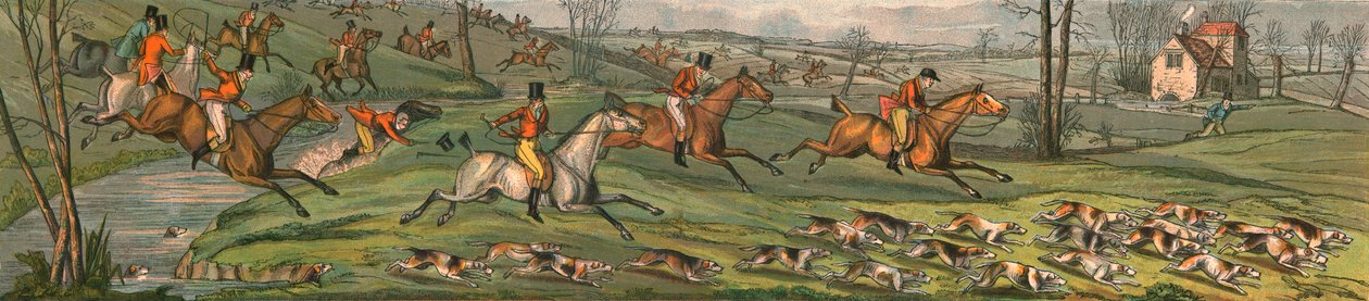 A vadászat – Teljes kiáltás, 1820, 1890. alkotó: Henry Thomas Alken