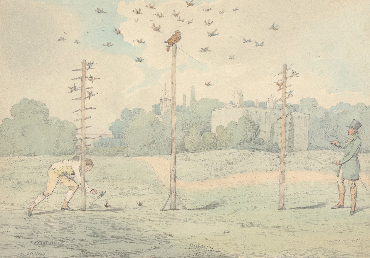„Nagy-Britannia nemzeti sportjai”, 1821: gyapjúcsempészet alkotó: Henry Thomas Alken