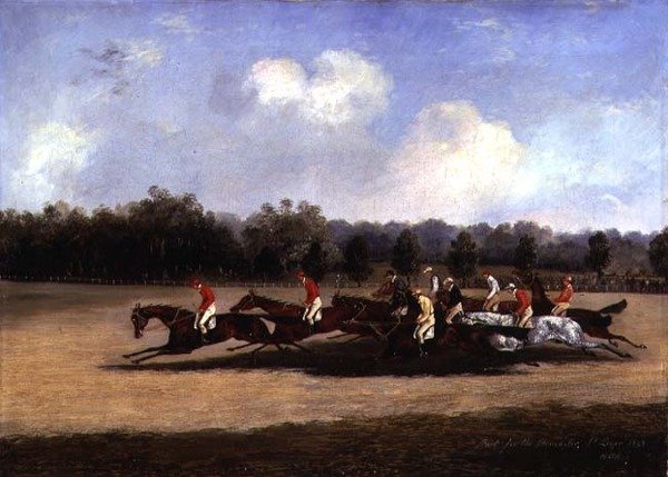A St. Leger kezdete alkotó: Henry Thomas Alken