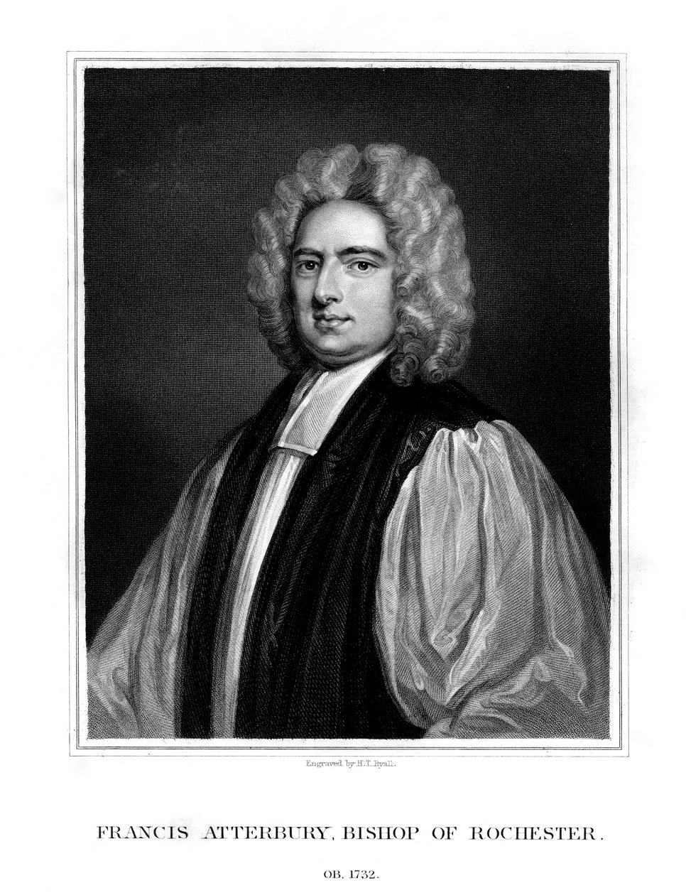 Francis Atterbury, Rochester püspöke, 1831. alkotó: Henry Thomas Ryall