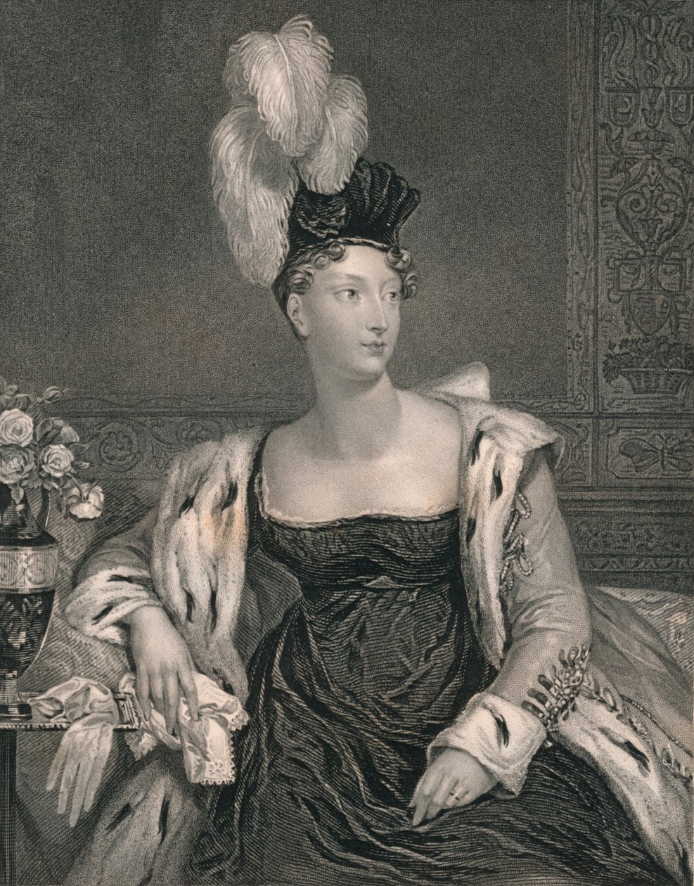 Charlotte hercegnő, Wales, 1817, 19. század eleje-közepe. alkotó: Henry Thomas Ryall