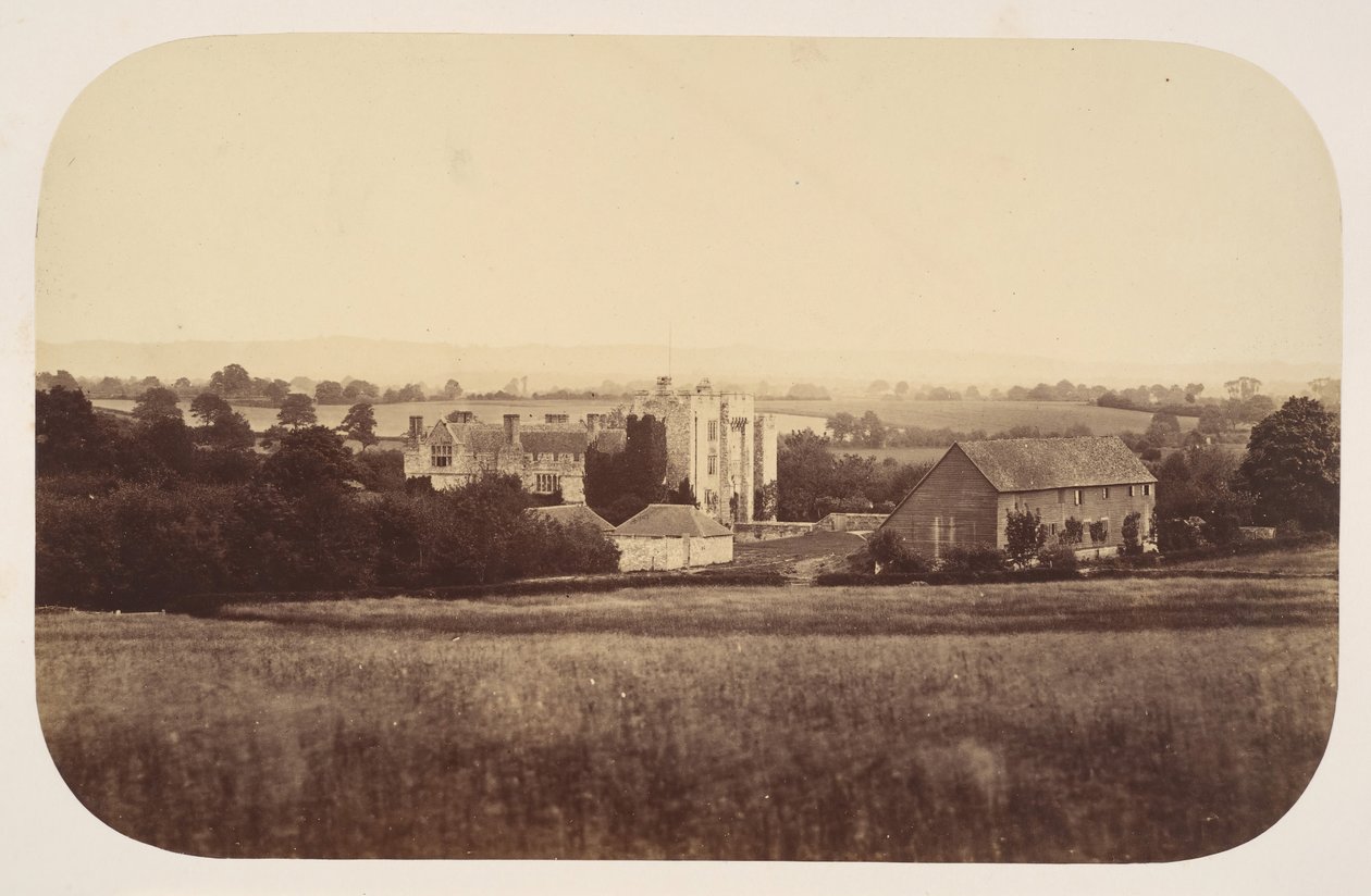 Hever Castle, Kent, 1857. alkotó: Henry Thomas Wood