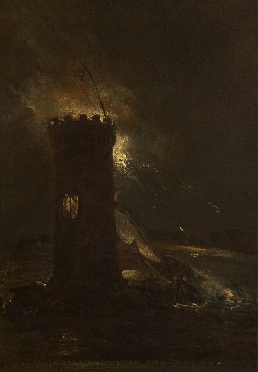Tabley Tower éjjel alkotó: Henry Thomson