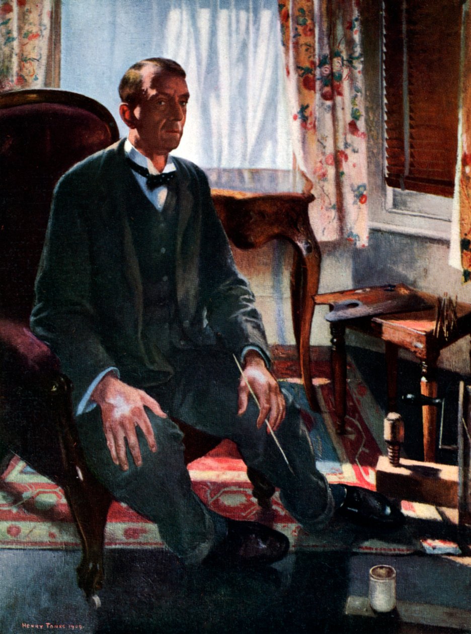 Önarckép, 1909, 1926 alkotó: Henry Tonks