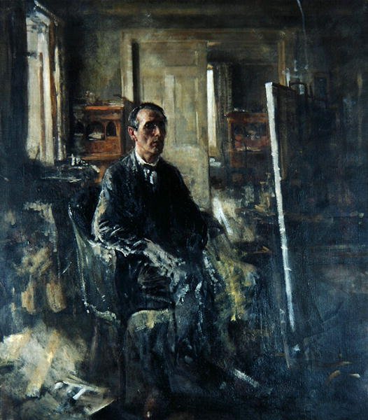 Walter Westley Russell (olaj, vászon) alkotó: Henry Tonks