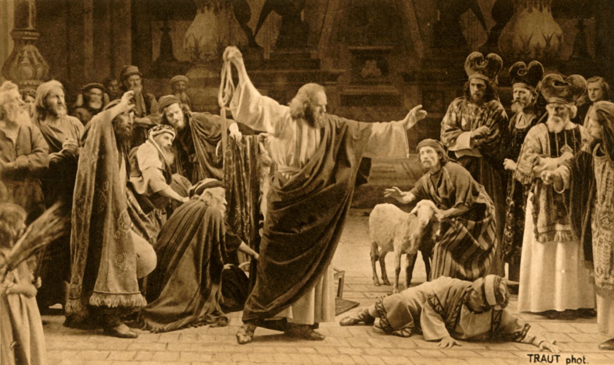 A pénzkölcsönzők kiutasítása, 1922. alkotó: Henry Traut