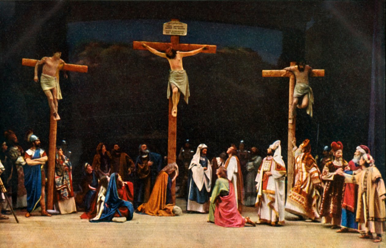A keresztre feszítés, 1922. alkotó: Henry Traut