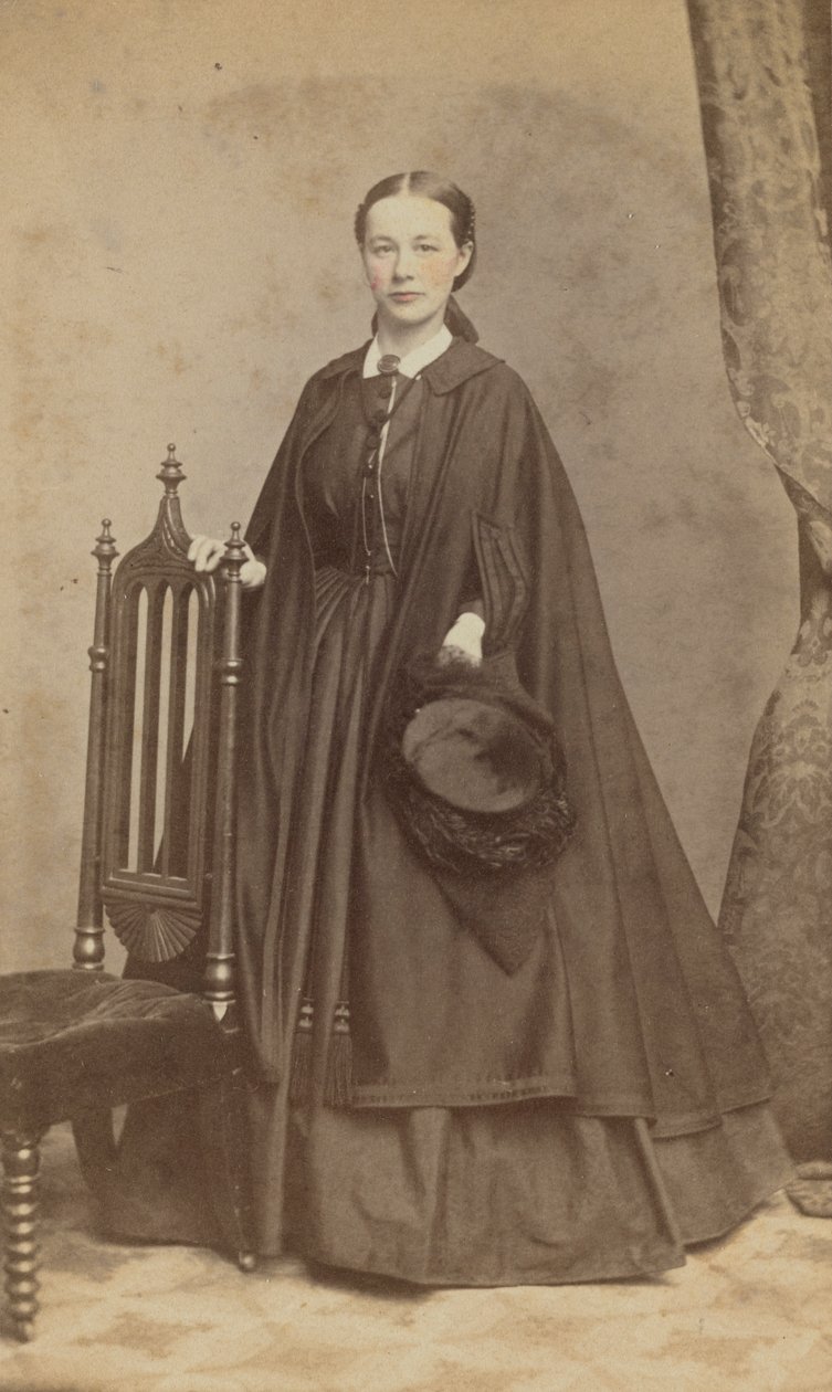 Carrie N. Lacy Carte-de-visit portréja, 1865. alkotó: Henry Ulke