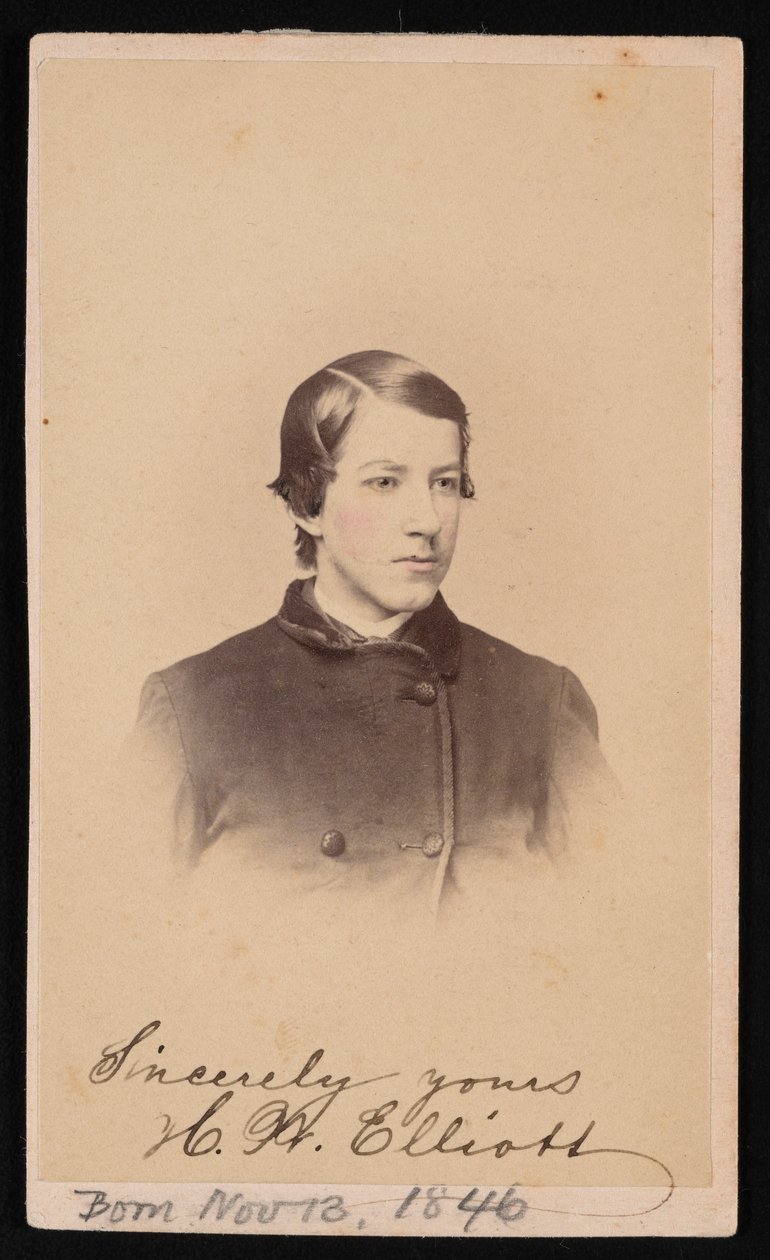 Henry Wood Elliott portréja 1846-1930, 1865. alkotó: Henry Ulke