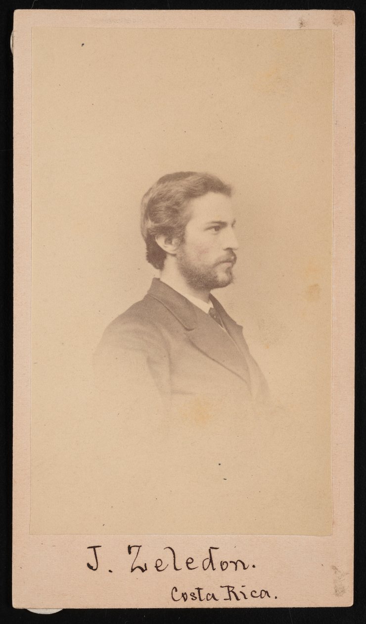 Jose Castulo Zeledon portréja 1846-1923, 1868. alkotó: Henry Ulke
