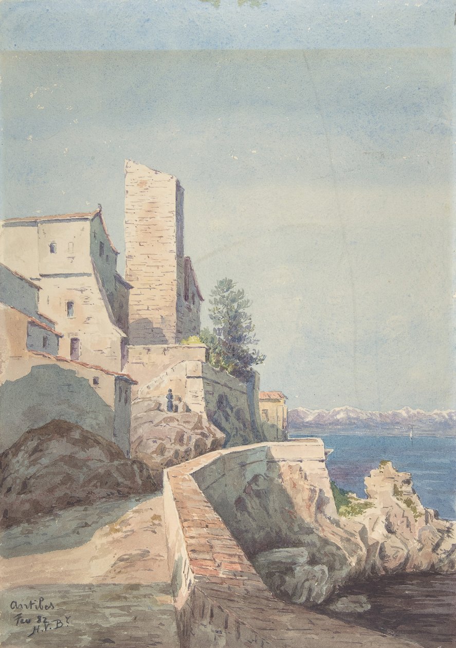 Antibes, 1882. alkotó: Henry Victor Burgy