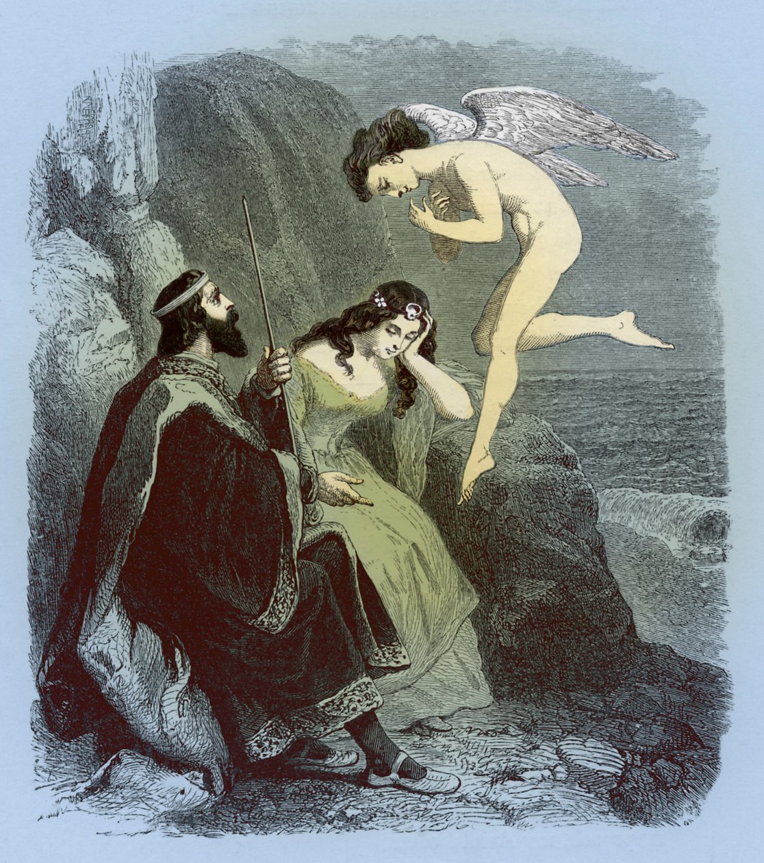 A vihar - Shakespeare by Doré alkotó: Henry Vizetelly