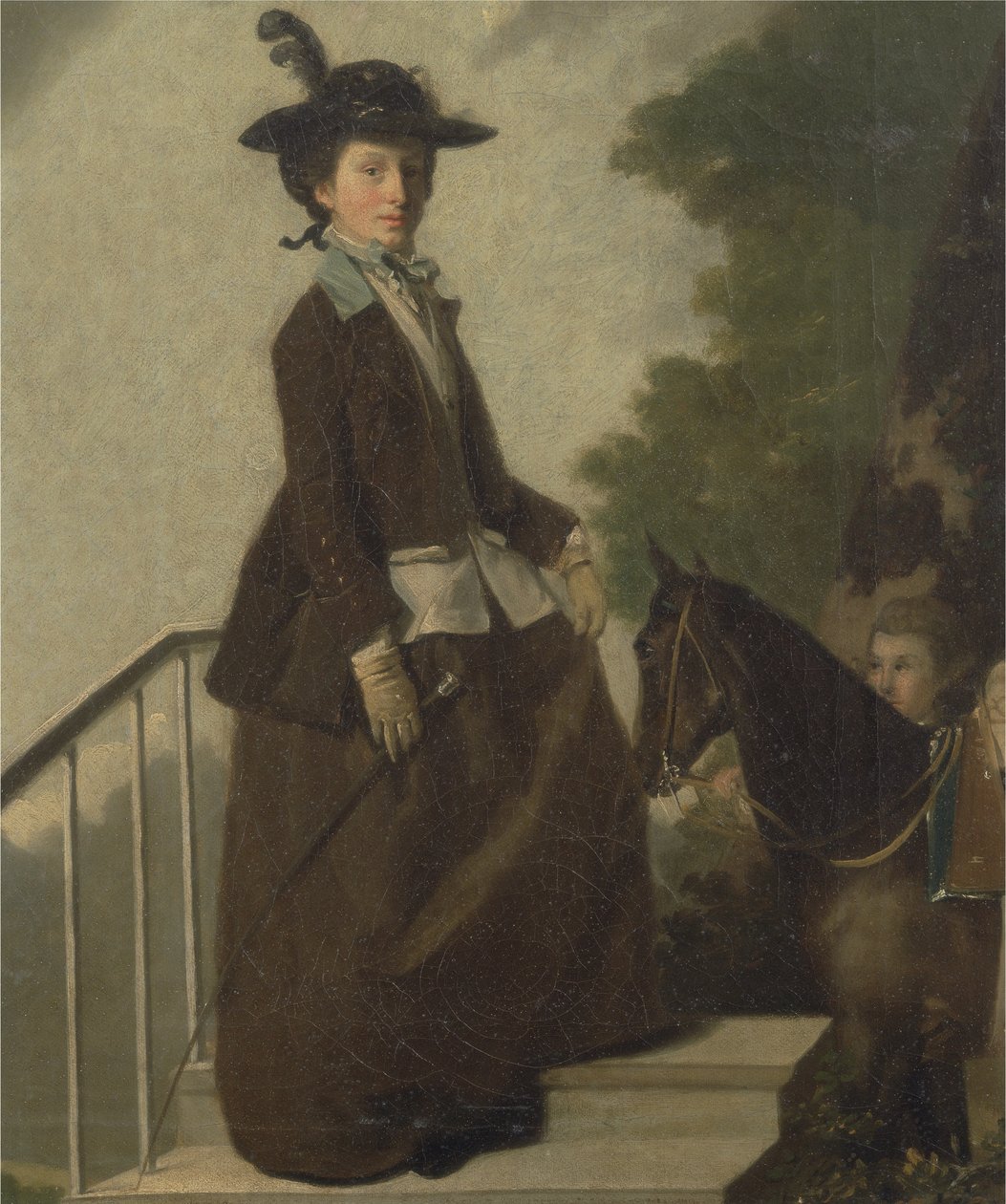 Mrs. Edward Bridgeman (olaj, vászon) alkotó: Henry Walton