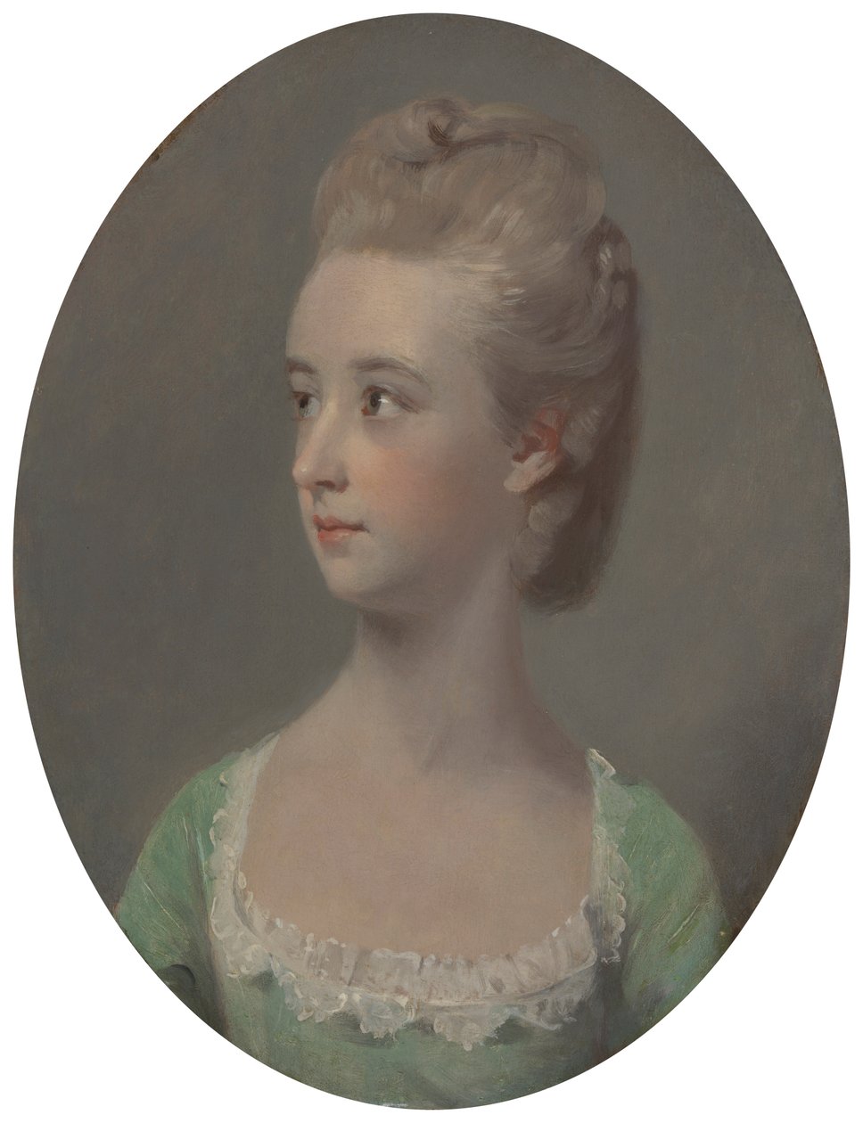 Egy fiatal nő portréja, valószínűleg Miss Nettlethorpe alkotó: Henry Walton