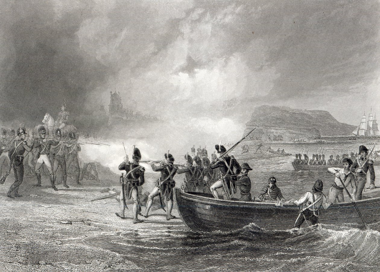A francia flotta kísérlete a partraszállásra a corki Bantry-öbölben 1796-ban alkotó: Henry Warren