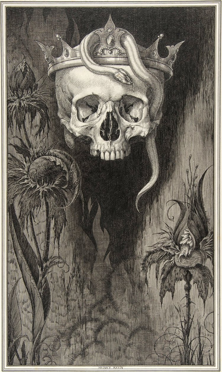 Illusztráció: Malfi hercegnője és A fehér ördög, John Webster (1580 - 1634) két színdarabja, pub.1930 alkotó: Henry Weston Keen