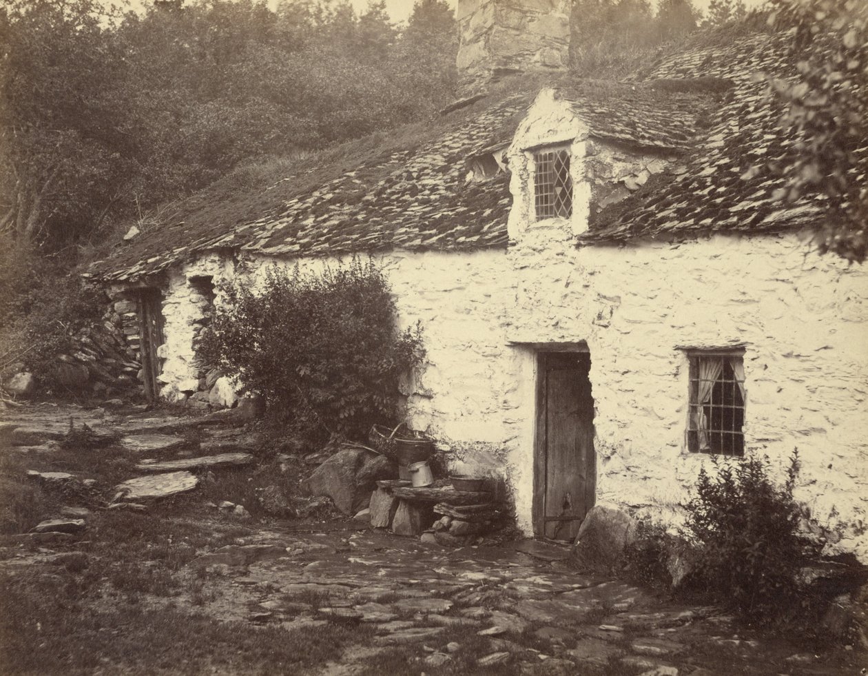 [Cottage at Pentre, Wales] alkotó: Henry White