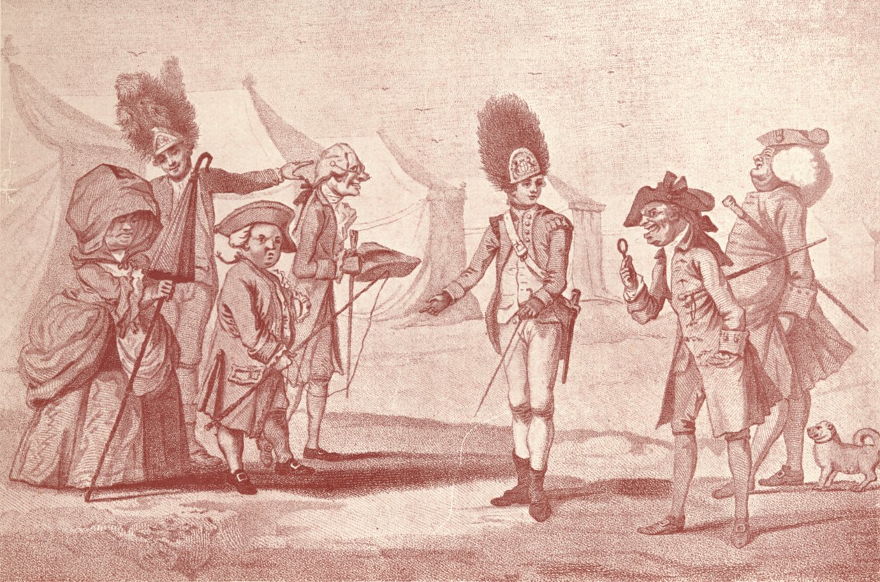 Látogatás a táborba, 1800-1810, 1909 alkotó: Henry William Bunbury