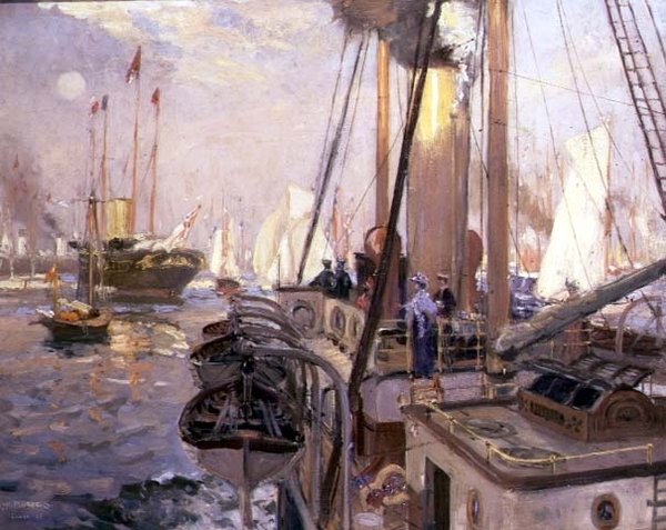 A Royal Yacht "Victoria és Albert" alkotó: Henry William Burgess