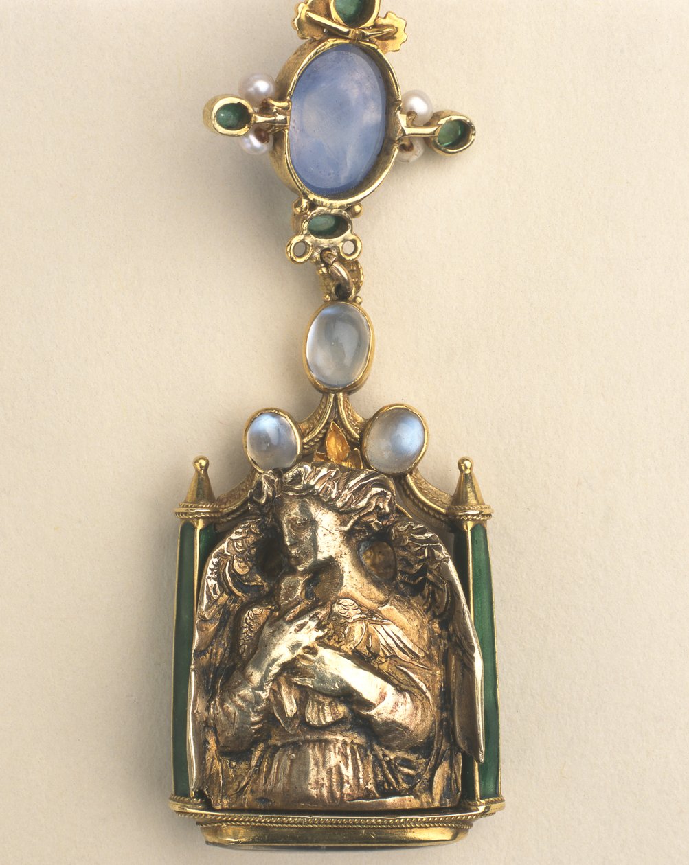 Kétoldalas medál részlete, 1907-1910 körül (vegyes technika) alkotó: Henry Wilson