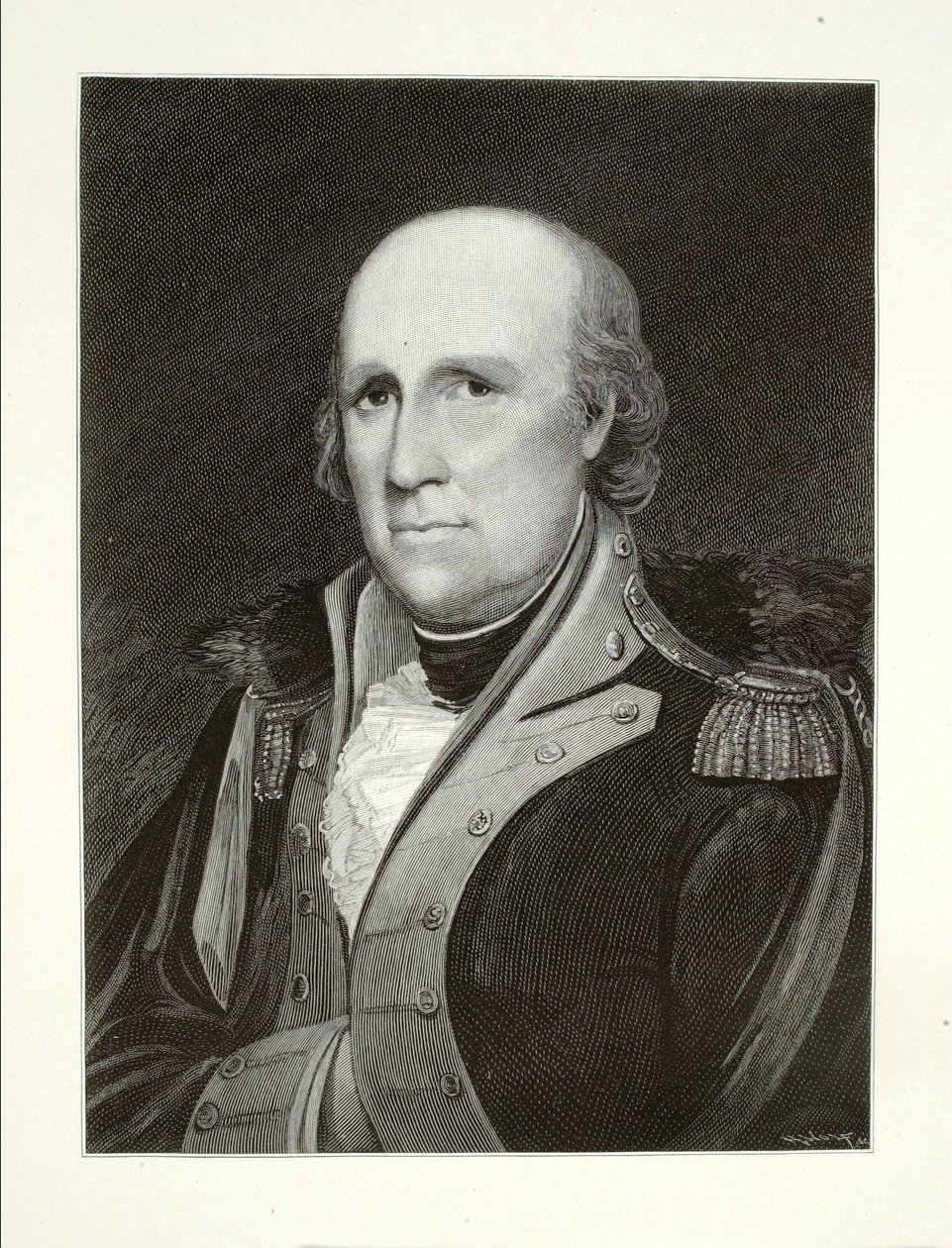 George Rogers Clark tábornok alkotó: Henry Wolf