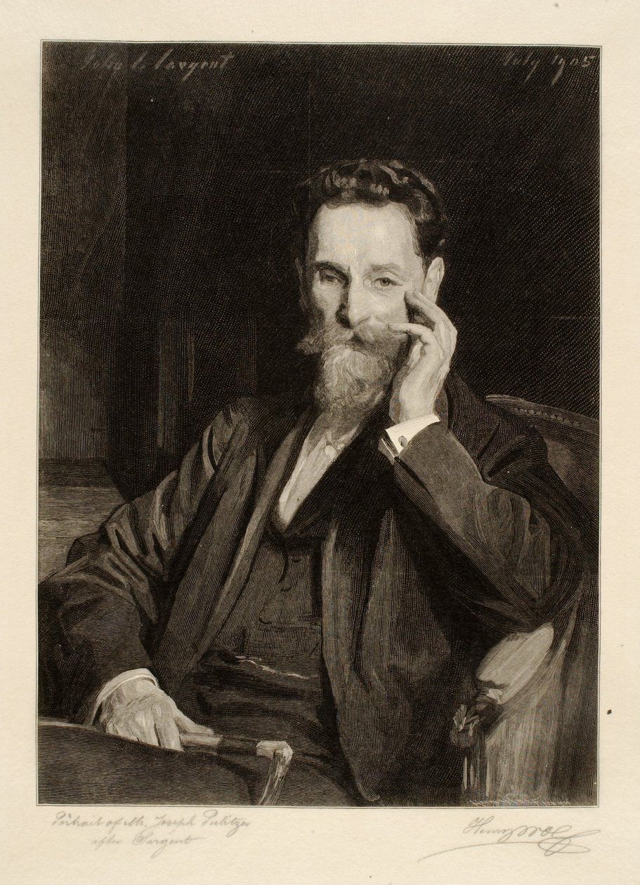 Joseph Pulitzer alkotó: Henry Wolf